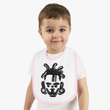 Baby Contrast Trim Jersey Bib