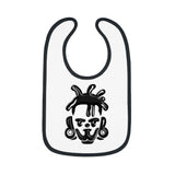 Baby Contrast Trim Jersey Bib