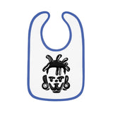 Baby Contrast Trim Jersey Bib
