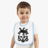 Baby Contrast Trim Jersey Bib