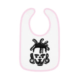 Baby Contrast Trim Jersey Bib