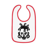 Baby Contrast Trim Jersey Bib