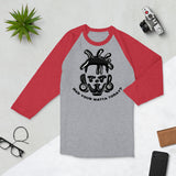 3/4 sleeve raglan shirt