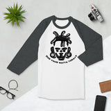 3/4 sleeve raglan shirt