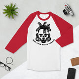 3/4 sleeve raglan shirt